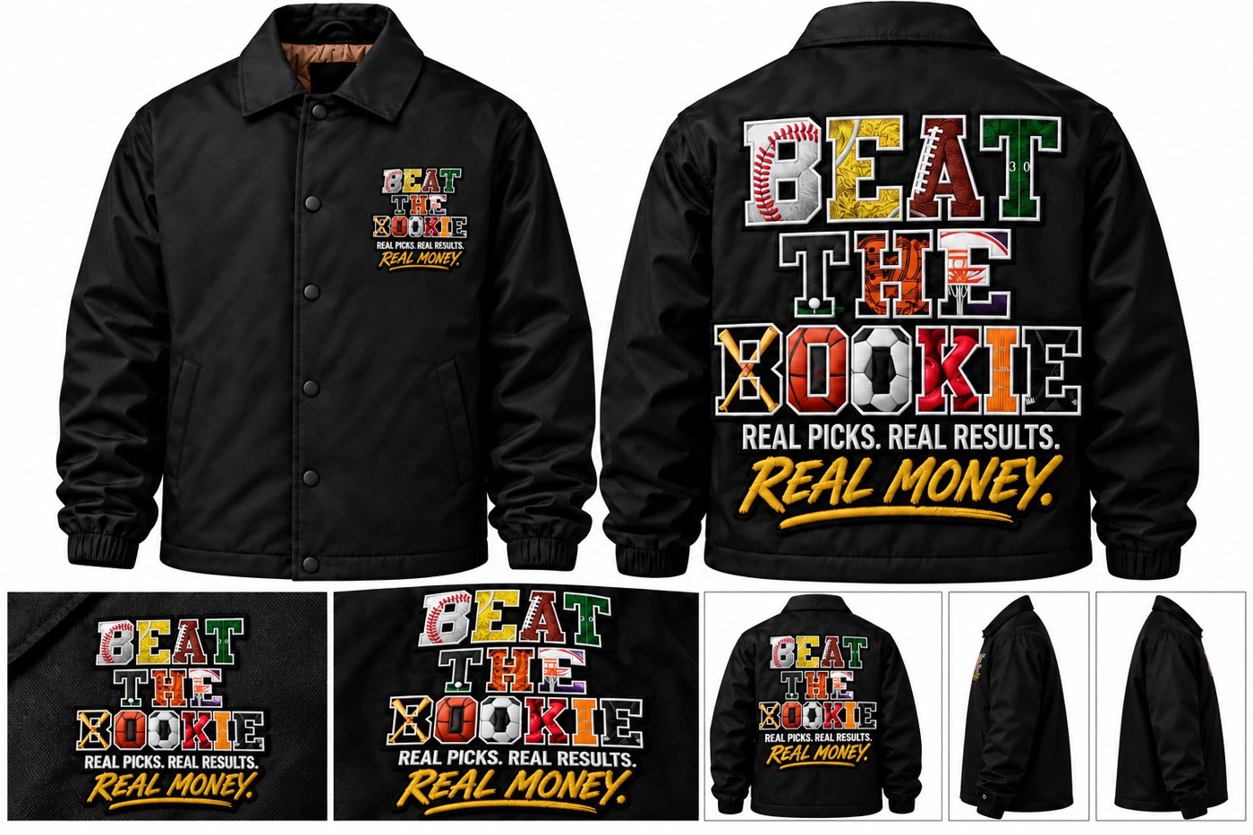 Beat The Bookie jacket front and back