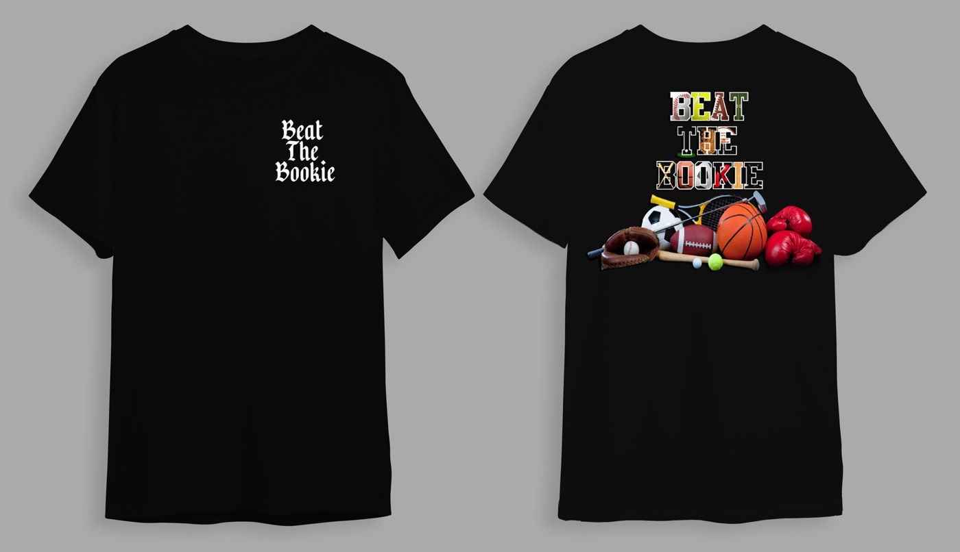 BTB Black shirt front and back